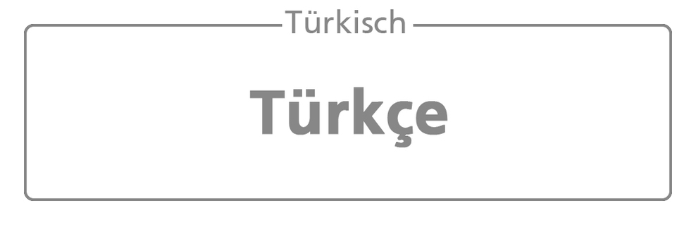 Button: Informationen in türkischen Sprache