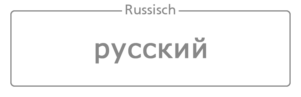 Button: Informationen in russischer Sprache