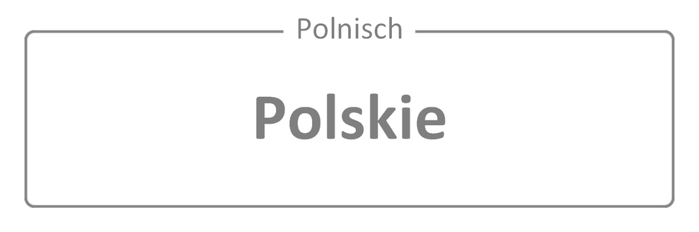Button: Informationen in polnischer Sprache